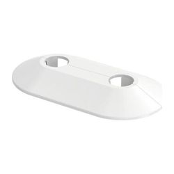 Flamco RVD Doppelrosette 16/50mm aus Kunststoff, Weiß... FLAMCO-12570 8712874125704 (Abb. 1)
