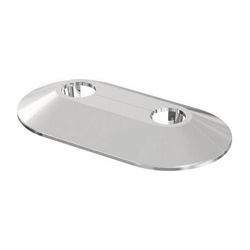 Flamco RVDC Doppelrosette 15/50mm aus Kunststoff, Chrom... FLAMCO-12529 8712874125292 (Abb. 1)