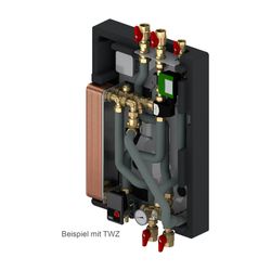 Flamco Frischwasserstation thermostatisch ohne Brauchwasserzirkulation, DN 25... FLAMCO-M10271.41 4016715012258 (Abb. 1)