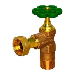 Flamco RG-Geradsitzventil-Eckausführung DN 15 Außengewinde R 3/4" x Überwurfmutter G 3... FLAMCO-M1203000 4018919000376 (Abb. 1)