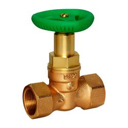 Flamco Rotguss-Kolbenventil DN 32 Muffe-Muffe... FLAMCO-M1204040 4018919000529 (Abb. 1)