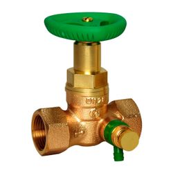 Flamco Rotguss-Kolbenventil DN 50, Entleerung Muffe-Muffe... FLAMCO-M1204120 4018919000604 (Abb. 1)