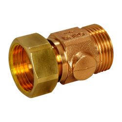 Flamco Rotguss-Rückflussverhinderer DN 40 Überwurfmutter G 1 3/4" x G 1 3/4" Außengewi... FLAMCO-M1204660 4018919001137 (Abb. 1)