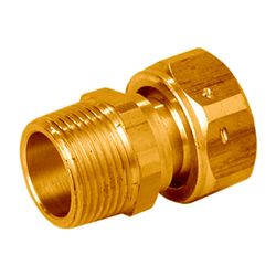 Flamco Außengewinde-Rotguss-Verschraubung Überwurfmutter G 3/4" x Außengewinde-Tülle R... FLAMCO-M1206140 4018919056304 (Abb. 1)
