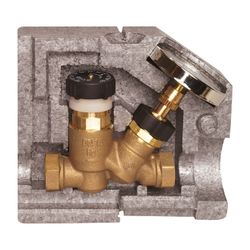 Flamco Zirkulationsventil DN 25, 50-60 Grad C Muffe-Muffe, Isolierung und Thermometer... FLAMCO-M1206400 4018919047760 (Abb. 1)