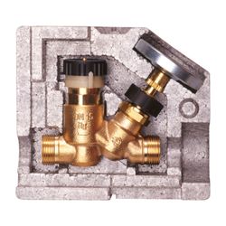 Flamco Zirkulationsventil DN 25, 50-60 Grad C Außengewinde-Außengewinde, Isolierung un... FLAMCO-M1206420 4018919002714 (Abb. 1)