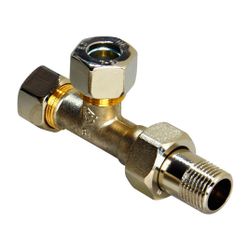 Flamco Bypass-T-Stück DN 15 für Bypass-Rohr 15mm... FLAMCO-M1232201 4018919002868 (Abb. 1)