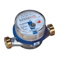 Flamco ETW-EAV Wasserzähler Q3 4m3/h 130mm Standard-Wohnungs-Wz warm vernickelt... FLAMCO-M1270921B3 4018919089128 (Abb. 1)