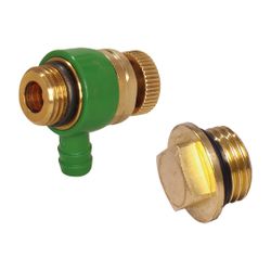 Flamco Rotguss-Entleerungseinrichtung DN 08 Entleerungsventil und Stopfen... FLAMCO-M1308750 4018919012645 (Abb. 1)
