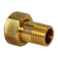 Flamco Außengewinde-Verschraubung DN 15 Außengewinde-Tülle G 1/2" x Überwurfmuttern G ... FLAMCO-M1390010 4018919017732 (Abb. 1)