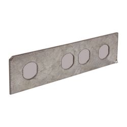 Flamco Zink-Blech, LA 45/150mm, SW 24 4-Loch 218x60xD 26,5 Verdrehschutz... FLAMCO-M1393050 4018919019842 (Abb. 1)