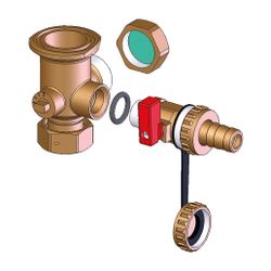 Flamco Kugelhahn für 1 1/2" Überwurfmutter für Solar M... FLAMCO-ME-20680.8 4016715035691 (Abb. 1)