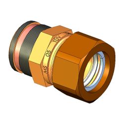 Flamco FixLock Verschraubungsset DN 16, 3/4" Außengewinde selbstdichtend... FLAMCO-M43.66124FLP 4016715002426 (Abb. 1)