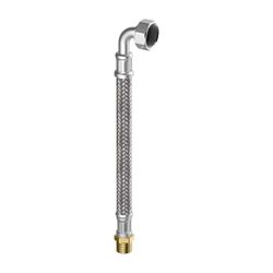 Flamco Meiflex Panzerschlauch Heizung 1/2" Außengewinde x 1/2" Bogen, 700mm... FLAMCO-M4327.0121.70 4016715001856 (Abb. 1)