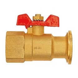 Flamco Kugelhahn 1 1/4" Innengewinde + Überwurfmutter 2"... FLAMCO-ME-61840 4016715063465 (Abb. 1)