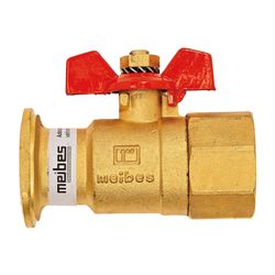 Flamco Kugelhahn mit Schwerkraftb. 1" Flansch x 1" Innengewinde, mit Luftschleuse... FLAMCO-M61851 4016715008213 (Abb. 1)
