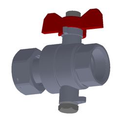 Flamco Kugelhahn 1" Innengewinde x Überwurfmutter 1" Innengewinde M10 Innengewinde ... FLAMCO-ME-61883.22 4016715131751 (Abb. 1)