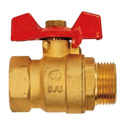 Flamco Kugelhahn 1/2" Innengewinde x 1/2" Außengewinde... FLAMCO-M61972.3 4016715117298 (Abb. 1)