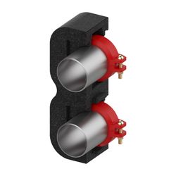 Flamco BigFixLock Schweißende mit Isolierung DN 150 / DN 150, 168,3 x 168,3, 1 Paar... FLAMCO-M66258.873 4016715008725 (Abb. 1)