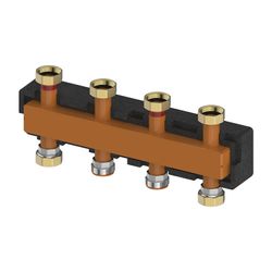 Flamco Verteilerbalken 2-fach, bis 3 Heizkreise, bis 70kW... FLAMCO-M66301.2 4016715009111 (Abb. 1)