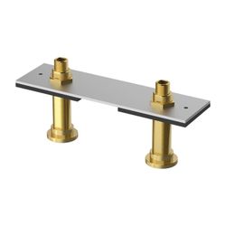 Flamco Doppelplatte 250x44x3mm, AA 150mm 1/2" Innengewinde, Länge 8-35mm... FLAMCO-M66335.22GKI 4016715024442 (Abb. 1)