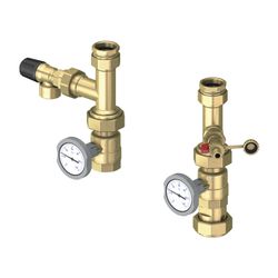 Flamco Anschlussgruppe Kaskade Kugelhahn, Sicherheitsventil, KFE, ohne Pumpe... FLAMCO-M66362.36 4016715064509 (Abb. 1)