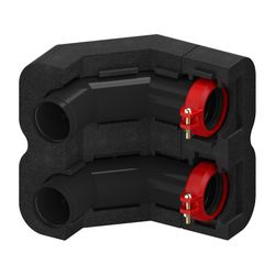 Flamco Winkelanschluß BigFixLock, 1 Paar DN 200 (219,1), 2300kW... FLAMCO-M66457.730 4016715012234 (Abb. 1)
