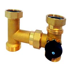 Flamco 3-Wege-Mischer, Messing, AA 125mm T-Mischer, T-Stück, Höhe 115mm... FLAMCO-ME-66615.1 4016715132048 (Abb. 1)