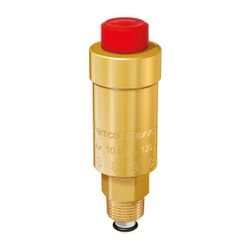 Flamco Entlüftungsautomat 1/2" mit Absperrventil Messing, mit unterem Abgang... FLAMCO-M67502.1 4016715127167 (Abb. 1)