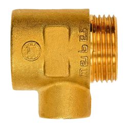 Flamco Anschlußfitting 1" Innengewinde x 1" Außengewinde mit seitlichem 1/2" Innengew... FLAMCO-M90256.10 4016715128744 (Abb. 1)