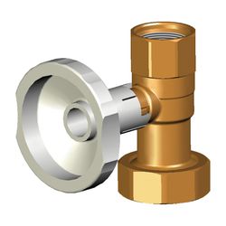 Flamco Pumpenkugelhahn 1" Innengewinde, RV, Flansch 44,5, mit Griff... FLAMCO-ME-61810.832 4016715021779 (Abb. 1)