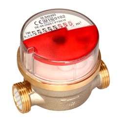 Flamco ETW-EAX Modularis Q3 2,5m3/h,l10mm MID-Modularis Warmwasserzähler vernickelt... FLAMCO-M1274611B3 4018919089326 (Abb. 1)