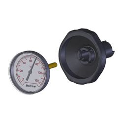 Flamco Griff mit Thermometer, Blau... FLAMCO-ME-58071.912 4016715092427 (Abb. 1)