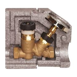 Flamco Zirkulationsventil DN 25, 50-60 Grad C Muffe-Muffe, Isolierung und Thermometer... FLAMCO-M1206400 4018919047760 (Abb. 1)