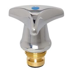Flamco Oberteil DN 15 für Auslaufventil Dreisterngriff, glanzverchromt... FLAMCO-M1309503 4018919013208 (Abb. 1)