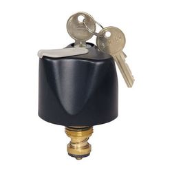 Flamco Oberteil für Auslaufventile, schwarz abschließbar, mit Rückflussverhinderer... FLAMCO-M1309650 4018919056540 (Abb. 1)