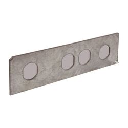 Flamco Zink-Blech, LA 45/150mm, SW 24 4-Loch 218x60xD 26,5 Verdrehschutz... FLAMCO-M1393050 4018919019842 (Abb. 1)