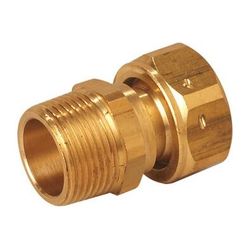 Flamco Verschraubung Innengewinde G 3/4" x Außengewinde G 3/4" blank... FLAMCO-M1394100 4018919020398 (Abb. 1)