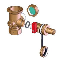 Flamco Kugelhahn für 1 1/2" Überwurfmutter für Solar M... FLAMCO-ME-20680.8 4016715035691 (Abb. 1)
