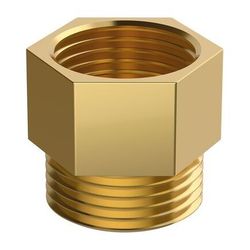 Flamco Innengewinde/Außengewinde Nippel 1 1/4" Messing, flachdichtend... FLAMCO-M43.66129MS 4016715123237 (Abb. 1)