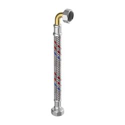Flamco Meiflex Panzerschlauch Messinganschluss S/H/K 1/2" Innengewinde x 1/2" Bo... FLAMCO-M5715.0801.100 4016715022271 (Abb. 1)