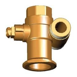 Flamco Vierwege-Kugelhahn 3/4" Innengewinde x Flansch 44,5, 2 x 3/4" Außengewinde, ... FLAMCO-ME-61887.82 4016715131775 (Abb. 1)