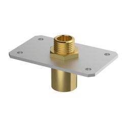 Flamco Einzeplatte 100x44x3mm 1/2" Innengewinde, Länge 45mm... FLAMCO-M66335.17L 4016715024244 (Abb. 1)