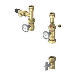 Flamco Anschlussgruppe Kaskade Kugelhahn, Sicherheitsventil, KFE... FLAMCO-M66362.35 4016715031600 (Abb. 1)