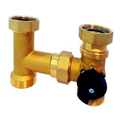Flamco 3-Wege-Mischer, Messing, AA 125mm T-Mischer, T-Stück, Höhe 115mm... FLAMCO-ME-66615.1 4016715132048 (Abb. 1)