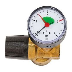 Flamco Manometer SP 4 bar, 50mm, 1/4" hinterer Anschluss, zentrisch... FLAMCO-ME-69021.1 4016715116369 (Abb. 1)