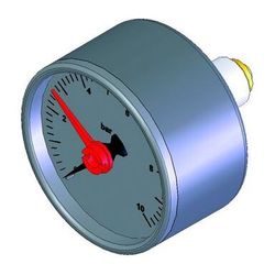 Flamco Manometer SP 10 bar, 1/4" hinterer Anschluss, zentrisch... FLAMCO-ME-69021.2 4016715115744 (Abb. 1)