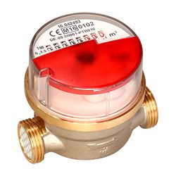 Flamco ETW-EAX Modularis Q3 2,5m3/h,l10mm MID-Modularis Warmwasserzähler vernickelt... FLAMCO-M1274611B3 4018919089326 (Abb. 1)