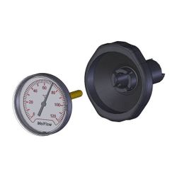 Flamco Griff mit Thermometer, Blau... FLAMCO-ME-58071.912 4016715092427 (Abb. 1)