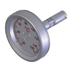 Flamco Thermometer zentrisch NG 40 20-150 Grad C, Rot... FLAMCO-ME-58071.901 4016715131546 (Abb. 1)